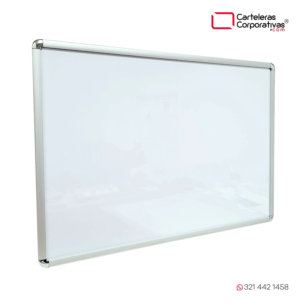cartelera marco abatible para 8 hojas carta tamaño 100x70 cm vista lateral