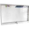 Cartelera Tipo Vitrina Premium Magnética de 150×100 cm vista general lateral