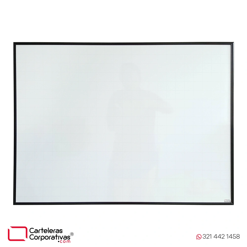 tablero acrílico sencillo tamaño 120x80 cm vista frontal