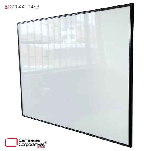tablero acrílico sencillo tamaño 120x80 cm vista lateral