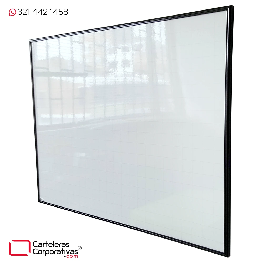 tablero acrílico sencillo tamaño 120x80 cm vista lateral