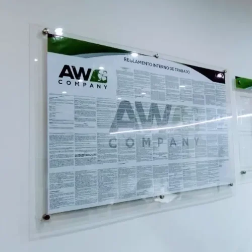 Carteleras para Reglamentos